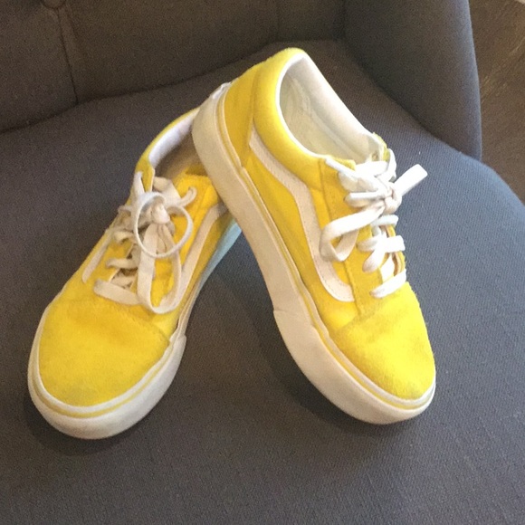 yellow vans for kids